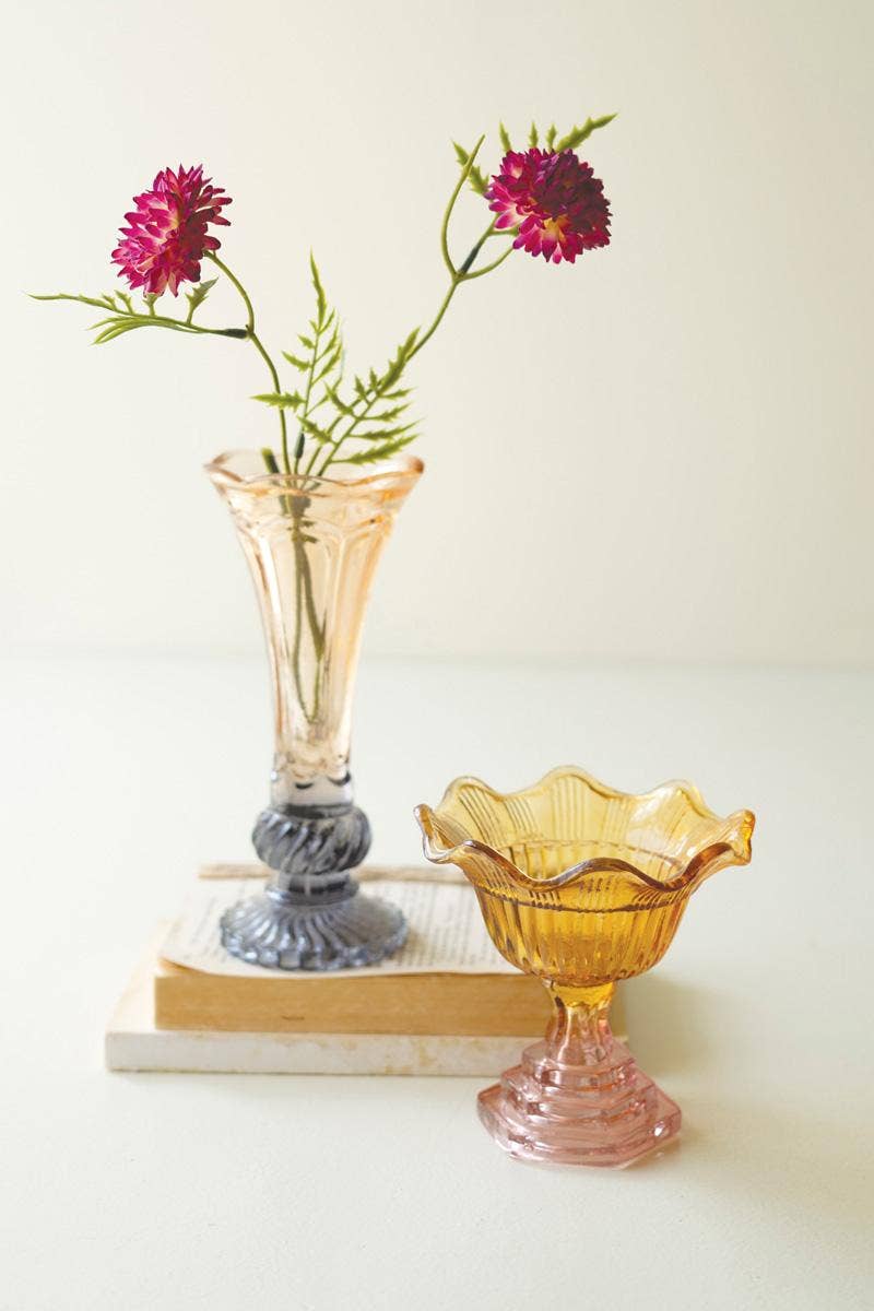 Colored Glass Vase