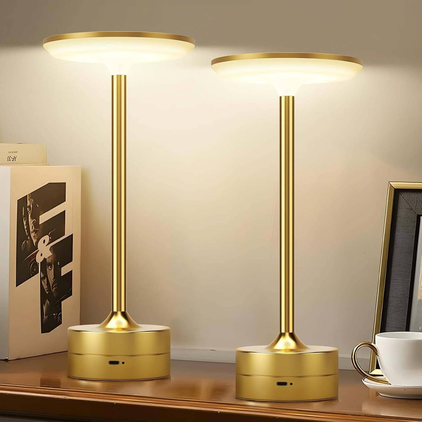 LED Table Lamp | Touch Control | Dimmable | Rechargeable