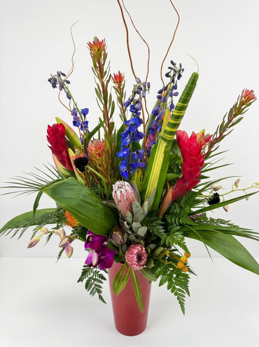 Cut flower arrangement