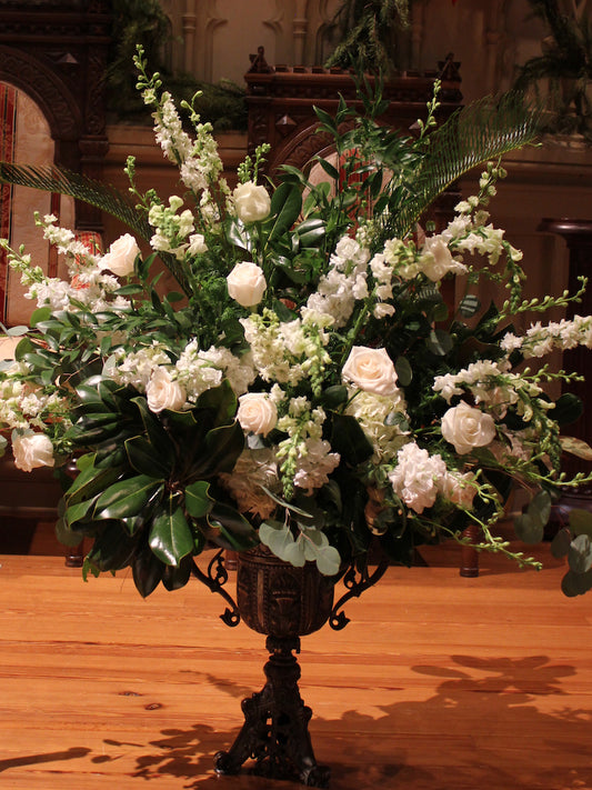 Large Floral Arrangement For An Urn