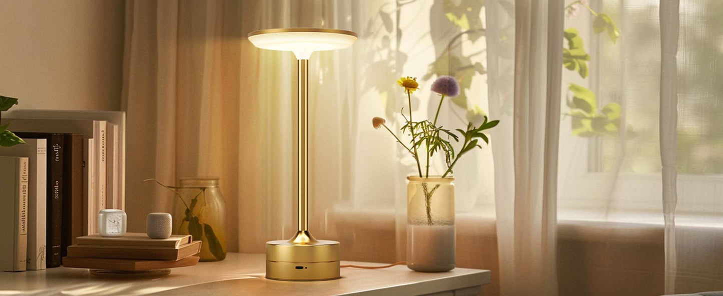 LED Table Lamp | Touch Control | Dimmable | Rechargeable