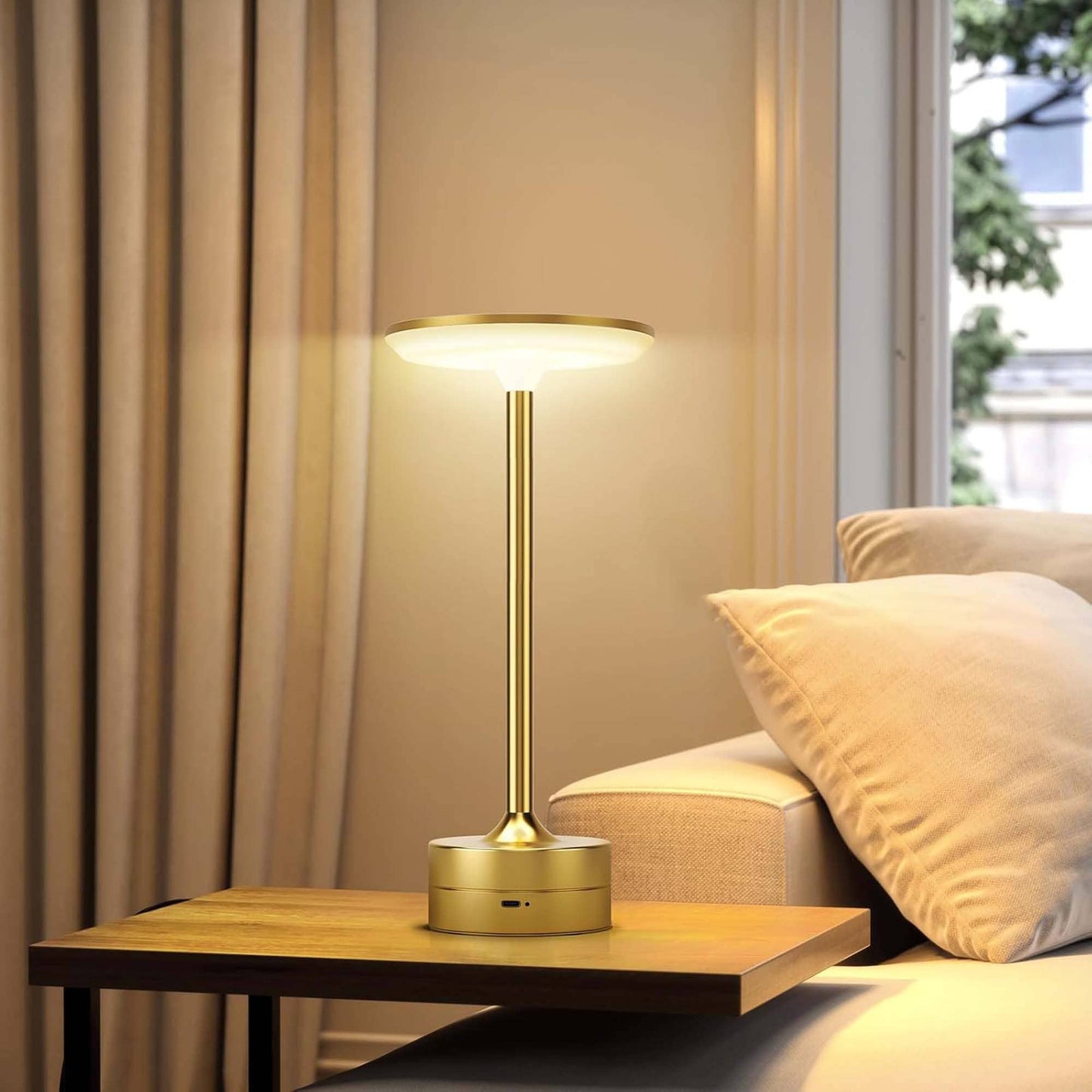 LED Table Lamp | Touch Control | Dimmable | Rechargeable