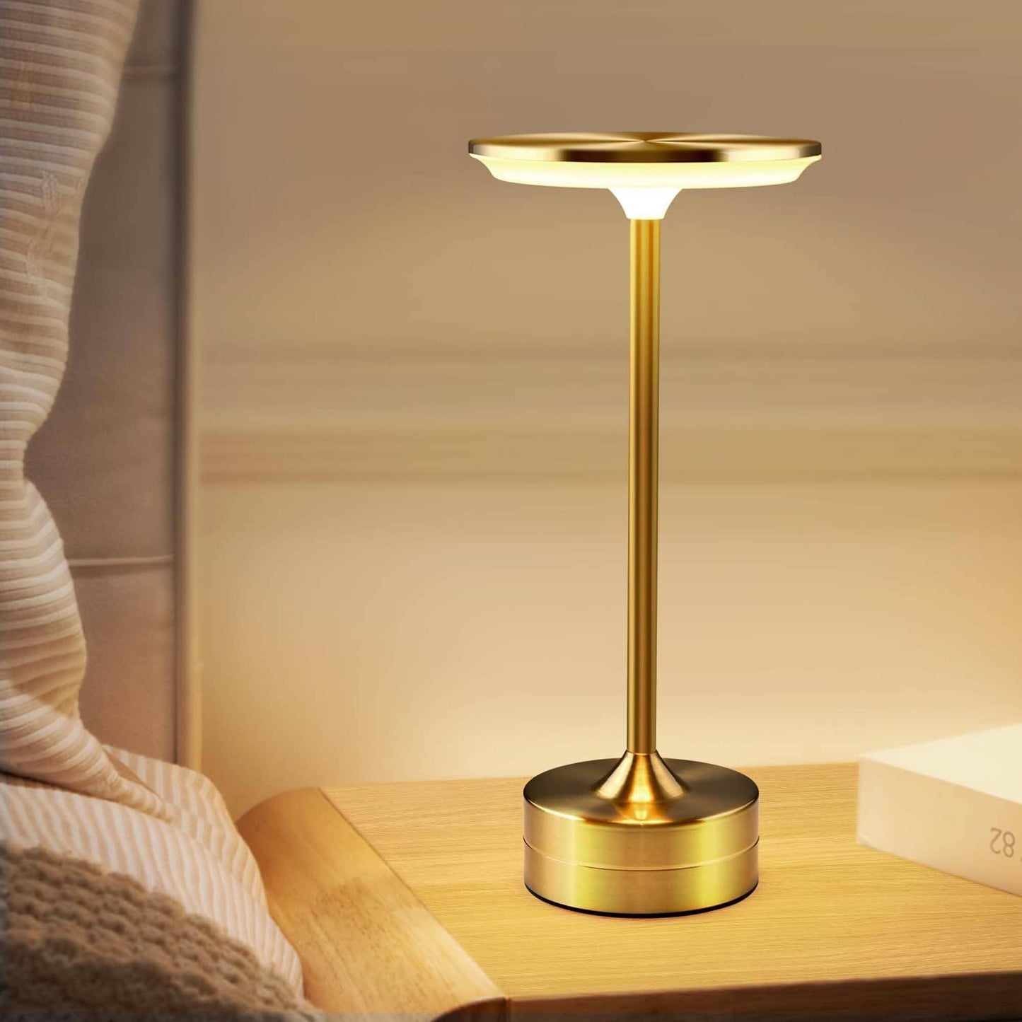 LED Table Lamp | Touch Control | Dimmable | Rechargeable