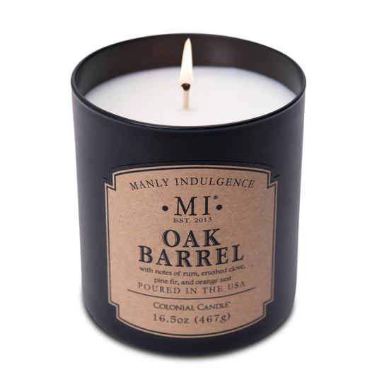 Manly Indulgence Classic Oak Barrel, 16.5 oz