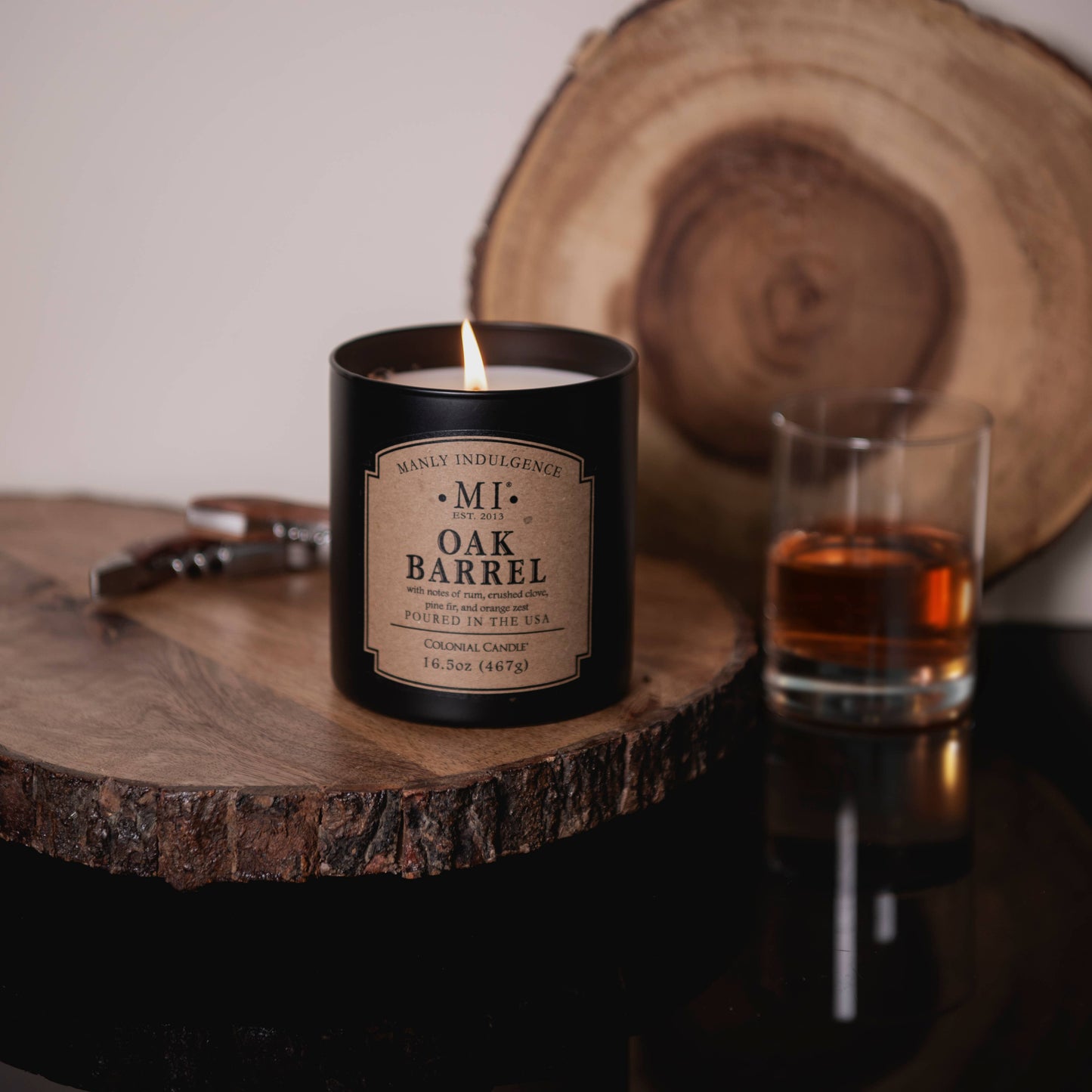 Manly Indulgence Classic Oak Barrel, 16.5 oz