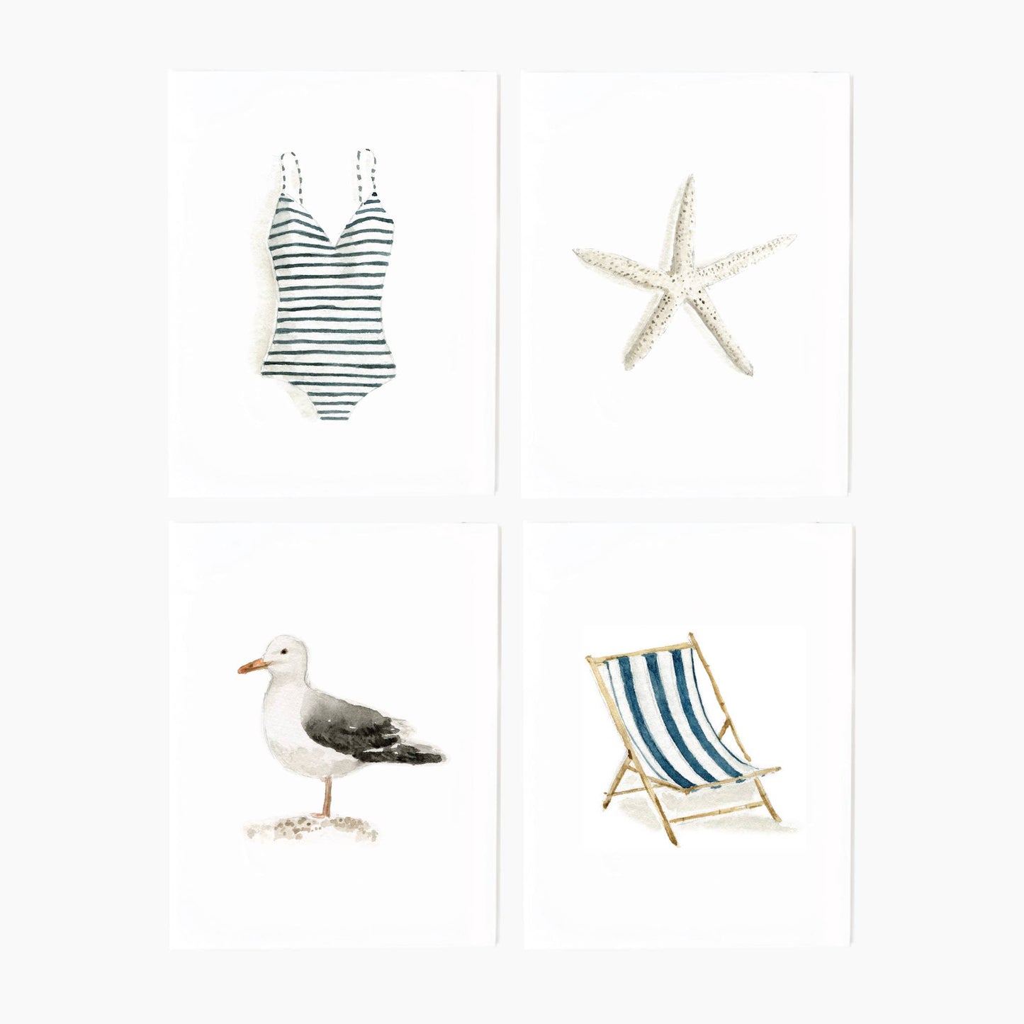 Summer assorted notecard set