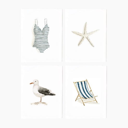 Summer assorted notecard set