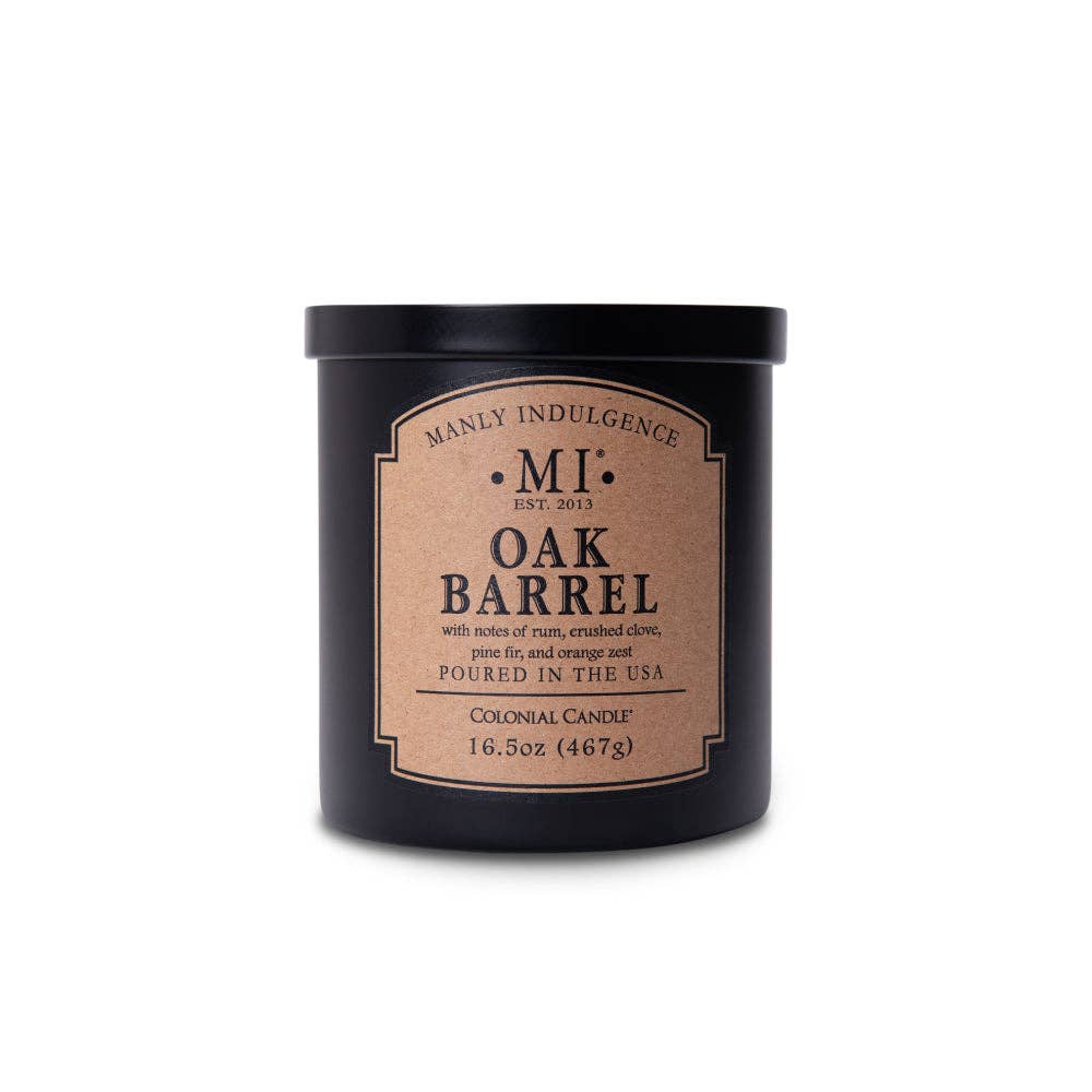 Manly Indulgence Classic Oak Barrel, 16.5 oz