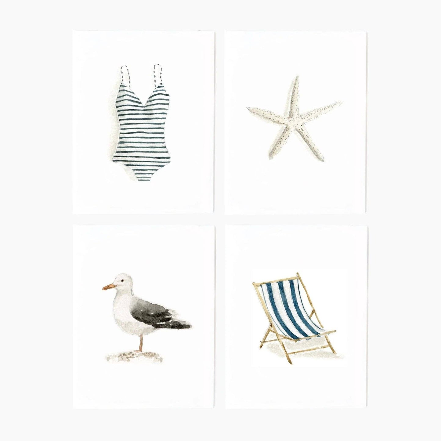 Summer assorted notecard set