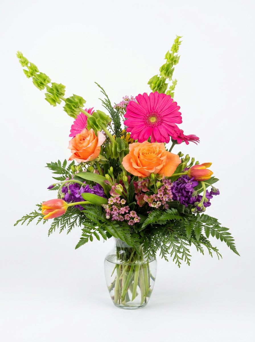 Cut flower arrangement
