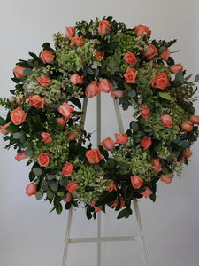 Wreath With 50 Roses